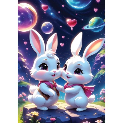 Puzzle Yazz-3857 Bunnies in Love