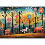 Puzzle  Yazz-3868 Colorful Forest